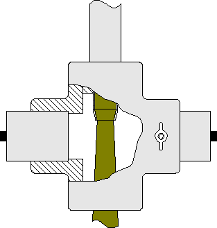 Transmitted light probe, contactless