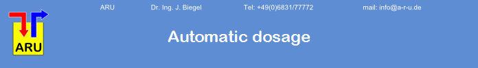 Automatic dosage
